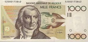 Billet de 1000 francs belge (1980)