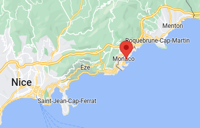 Carte de situation de la principauté